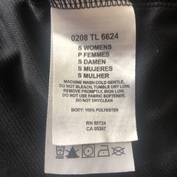 COLUMBIA TITANIUM BLACK LONG SLEEVE SPORTSWEAR TOP • Sz S - Picture 8 of 11